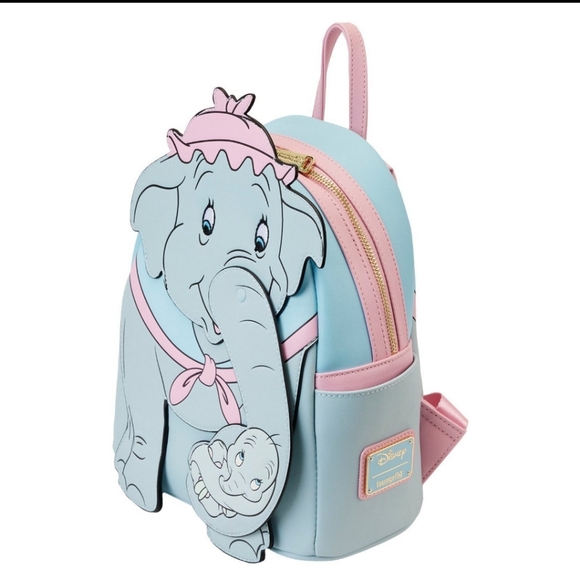 Loungefly Disney Mrs. Dumbo Cradle Trunk mini Backpack - Picture 2 of 4